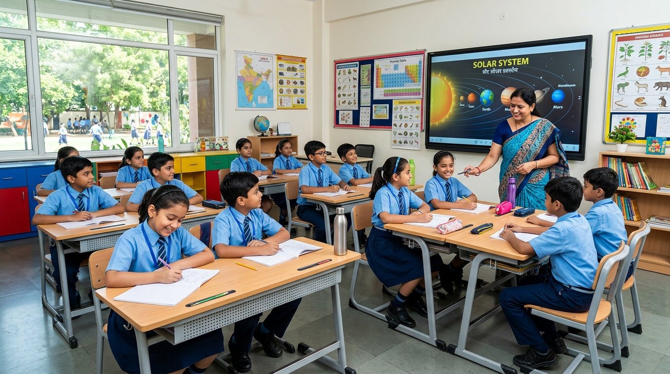 Interactive Classroom at Manorishi Public School